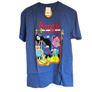 Adventure Time Blue Short Sleeve Tee